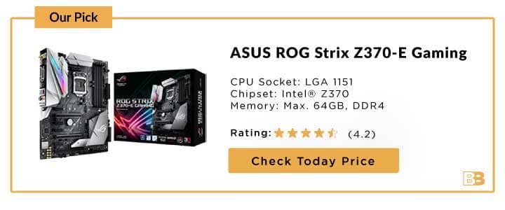 ASUS ROG Strix Z370-E Gaming Motherboard
