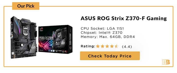 ASUS ROG Strix Z370-F Gaming Motherboard