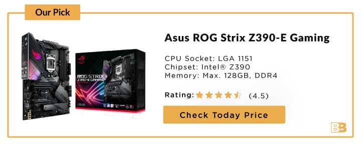 Asus ROG Strix Z390-E Gaming Motherboard