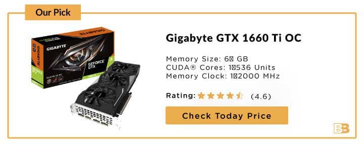 Gigabyte GTX 1660 Ti OC