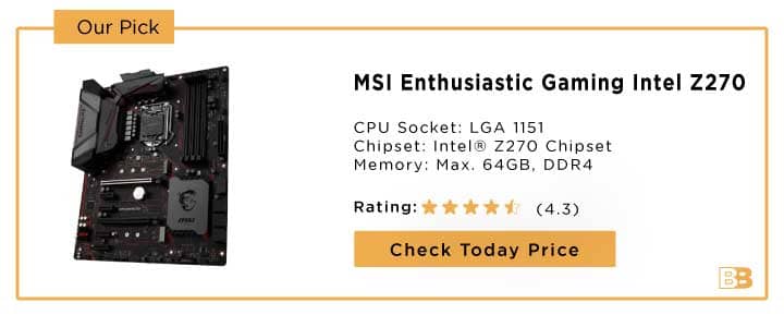 MSI Enthusiastic Gaming Intel Z270