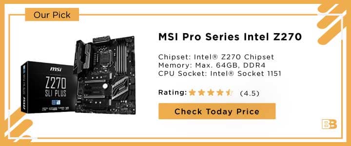 MSI Pro Series Intel Z270