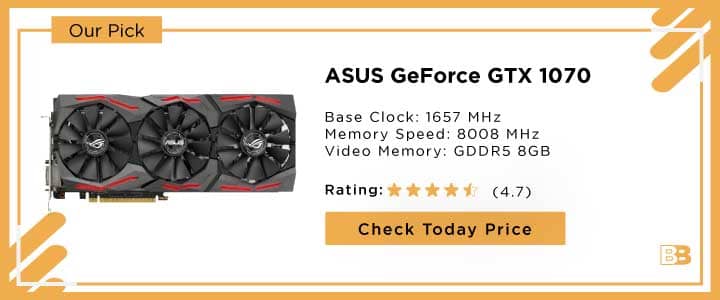 ASUS GeForce GTX 1070 8GB ROG Strix