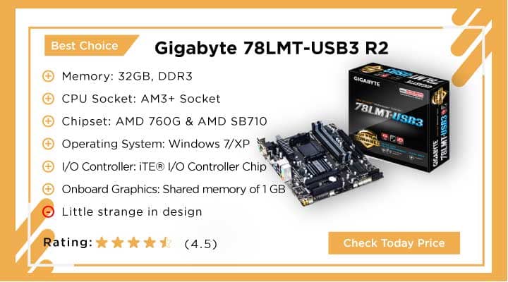 Best Choice: Gigabyte 78LMT-USB3 R2