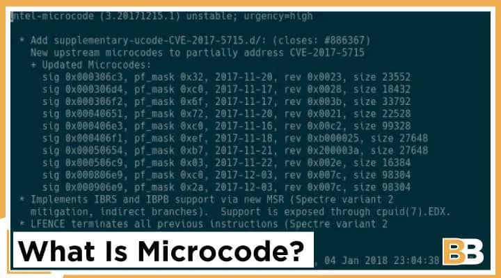 What Is Microcode